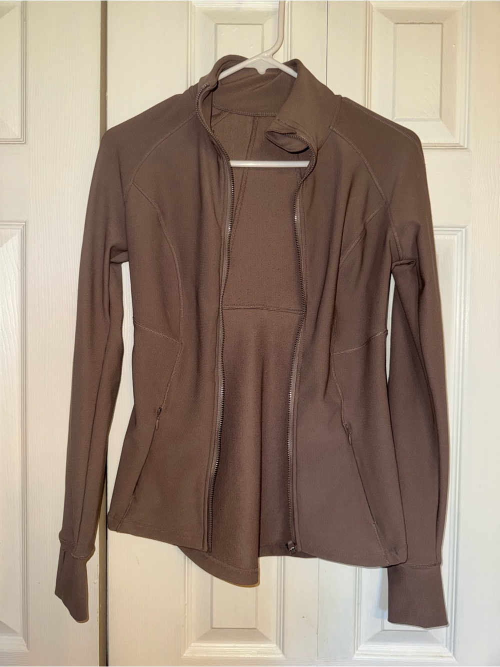 Tan Women's Zip-Front Jacket